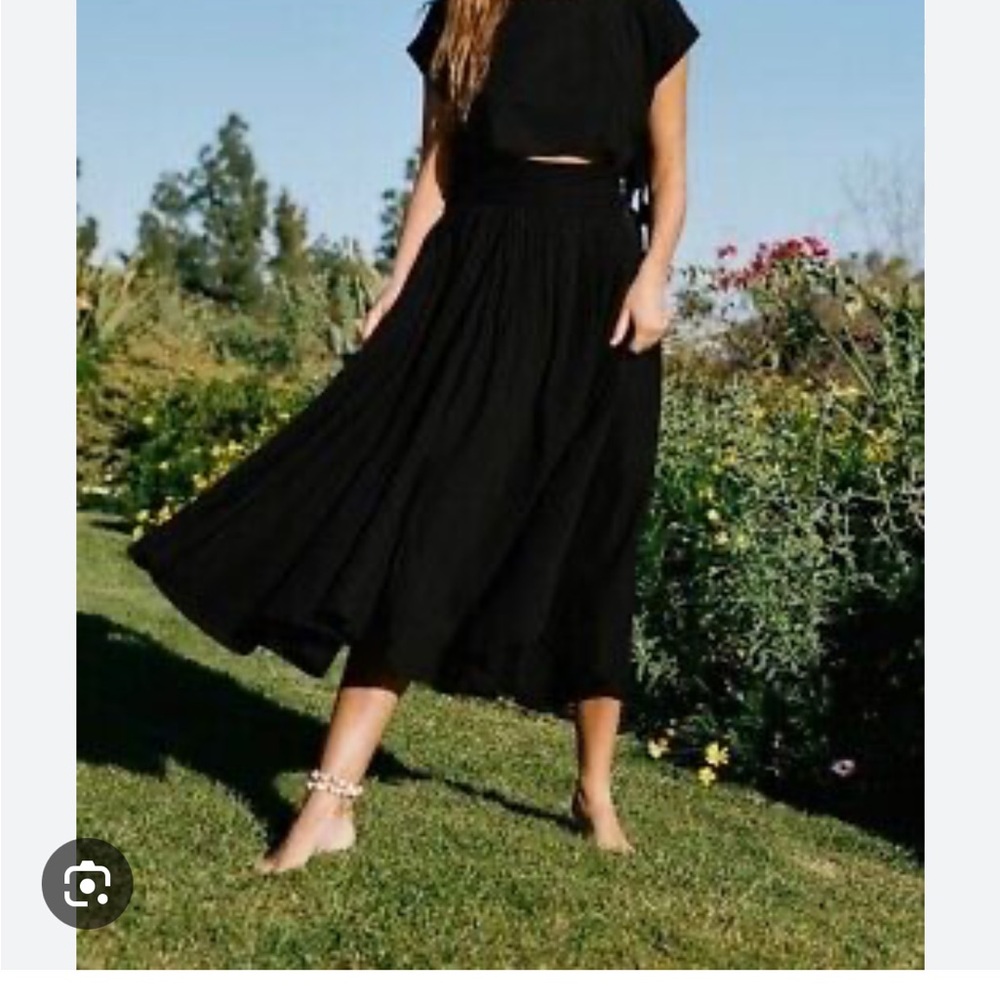 Free people Sundown skirt set